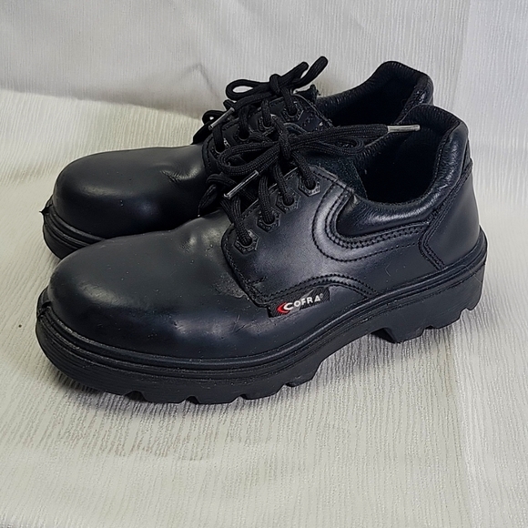 SMALL WORK SHOES IN WATER-REPELLENT LEATHER, UNISEX - COFRA - Picture 2 of 6